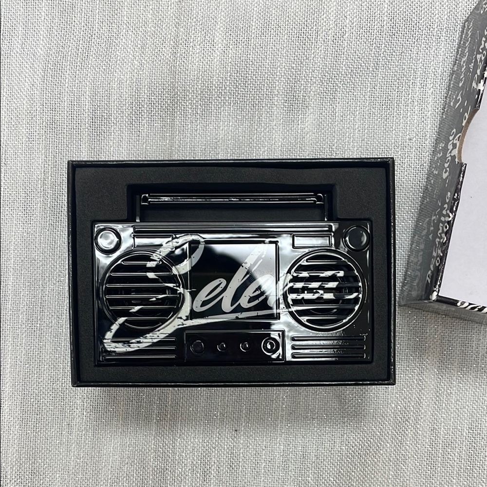 Sleek Black Portable Audio Player by